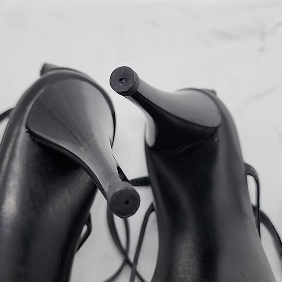 DOLCE & GABBANA BLACK STILETTO BEAUTIFUL PLATFORM PUMPS WOMENS SIZE 40 GUC - Picture 12 of 16